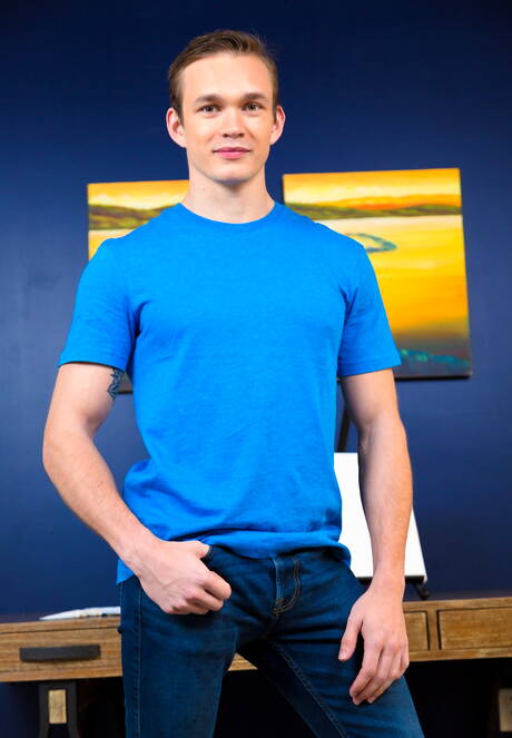 Next Door Studios: American tough guy Jackson Traynor and  Eddie Danger drilling an ass