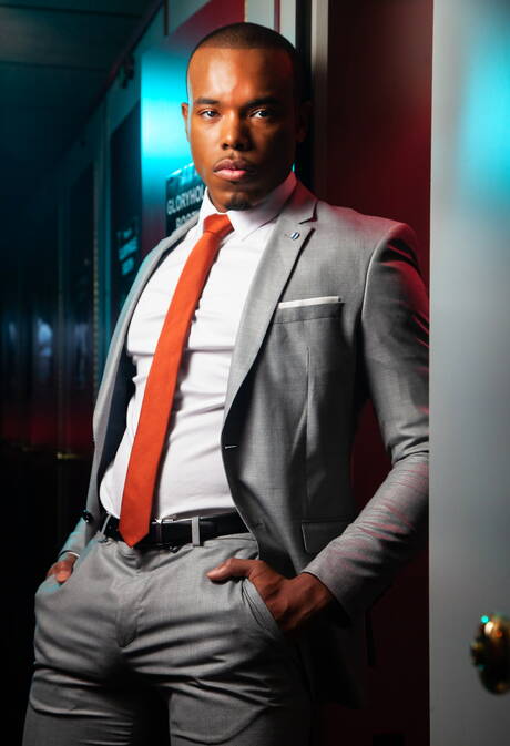 Falcon Studios: American otter Max Adonis and  Timarrie Baker in hot interracial anal sex