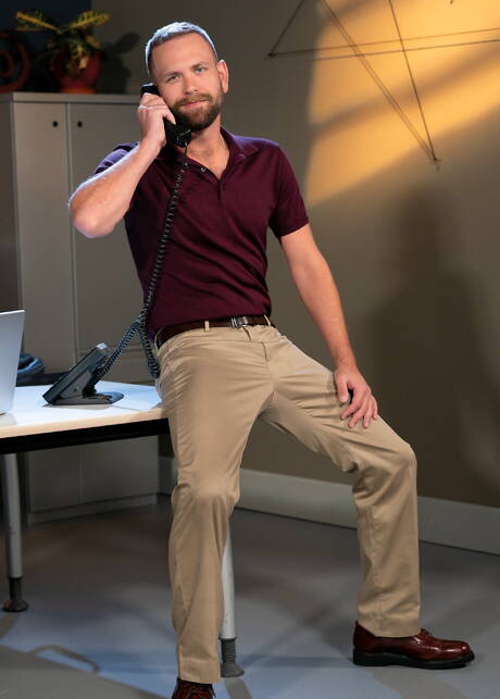 Fisting Central: Hot americans, young boy Sherman Maus and hairy bear Josh Mikael licking ass and fisting