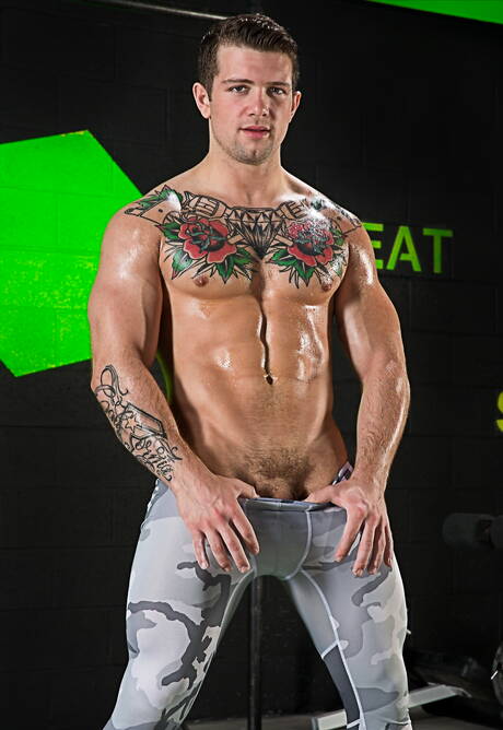 Raging Stallion: Two american guys hunk Sebastian Kross and well-built Rex Cameron love each other