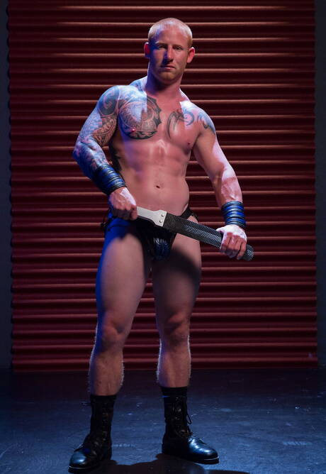 Raging Stallion: Ebony beefy Micah Brandt and  Jordan fuck interracial ass after sucking cock