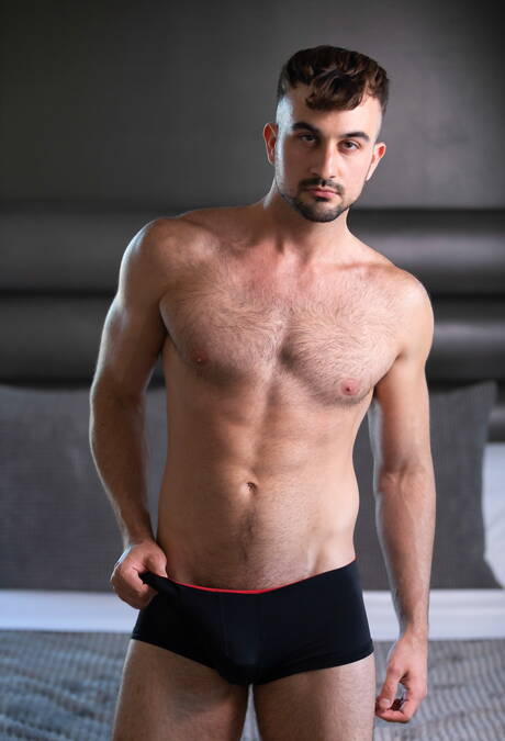 Icon Male: Two american dudes otter Mason Lear and tough guy Brian Bonds drilling an ass