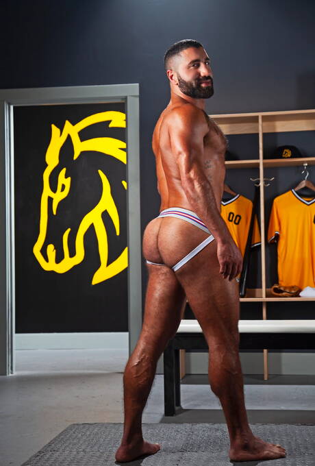 Hot Ricky Larkin, Sharok and Wade Wolfgar in hot threesome anal sex