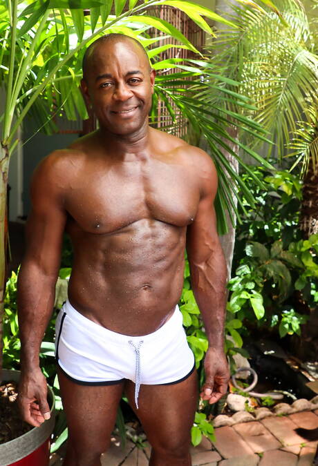 Pride Studios: Nice american buddies tough guy Aaron Trainer and strongman Adrian Hart in hard anal sex at the pool