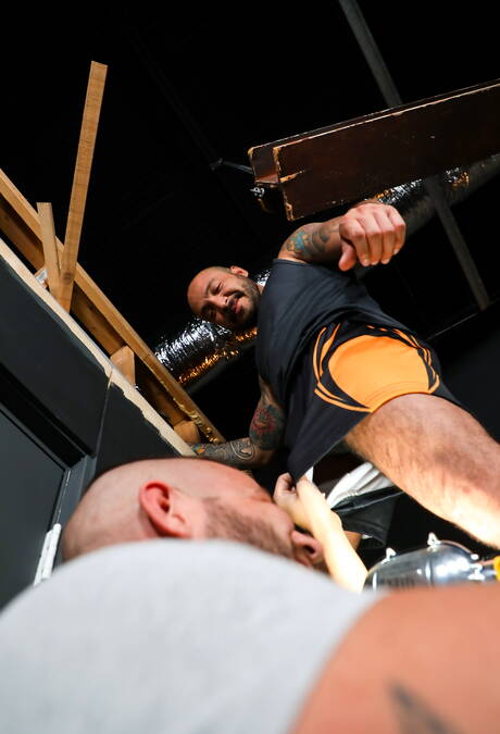 Pride Studios: American otter Sean Harding and latin hot bear Julian Torres fuck ass after blowjob