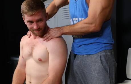 Pride Studios: Hot american boys beefy Alexander Garrett and beefcake Scott Riley fuck ass after sucking