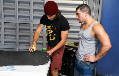 Der muskulöse Amerikaner Jeremy Spreadums und Dante Drackis lieben sich