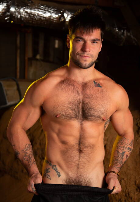 simpatici amici americani Aspen, il robusto ragazzo, e Elliot Finn, l