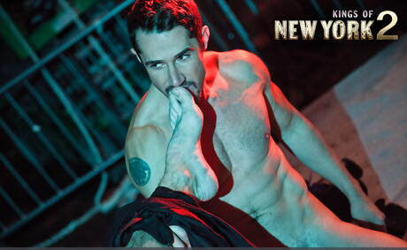 Lucas Entertainment: Canadian hunk Christopher Daniels and english otter Dean Monroe fuck ass after sucking cock with fisting