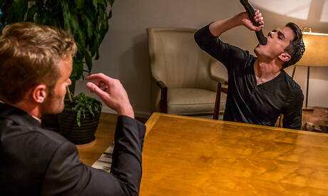 Famous americans, muscular Dakota Payne and well-built Shawn Reeve make a love