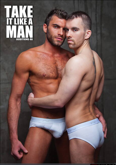 Lucas Entertainment: American pornstars stud Dylan Hauser and strongman Vito Gallo fuck ass after sucking cock