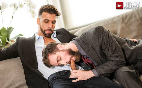 Latino tough guy Fx Rios and  Jason Cox fuck ass after sucking dick