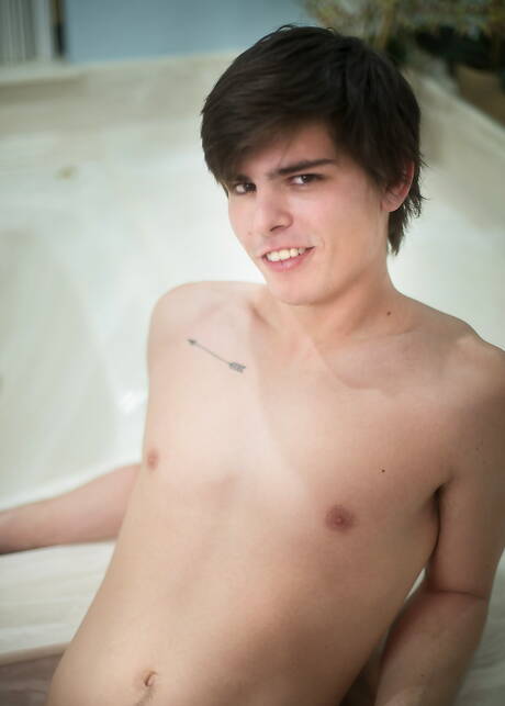 Gespierde Seth Peterson plaagt zijn pik