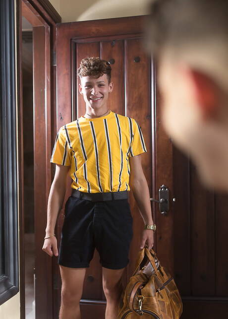 Nice american guys hot twink Alex Riley and young Hayden Lee sucking and screwing each other