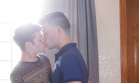 Berühmte Amerikaner, der heiße Twink Ryan Bailey und der heiße Twink Danny Nelson haben Analsex