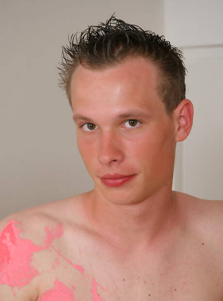 Beautiful boy Micky Collio and gorgeous buddy Nicola Rivera sucking and fucking each other