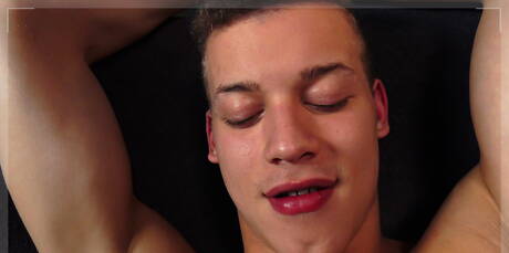 Sexy americans, hunky guy Corbin Colby and tough guy Max Carter in blowjob scene