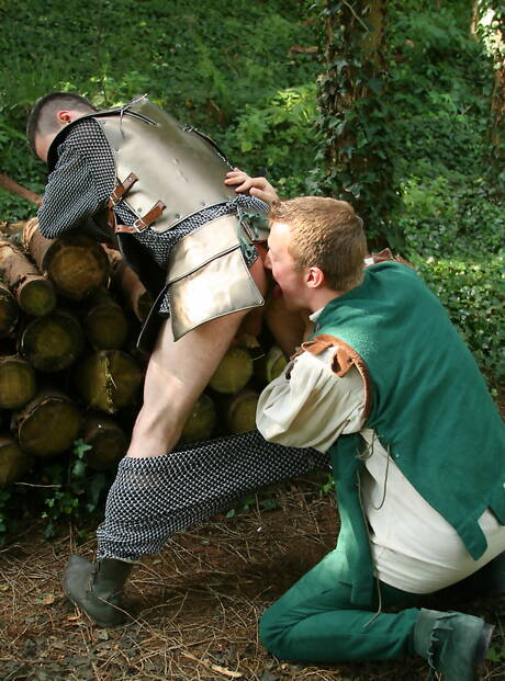 帥哥Scott Davies和帥哥Brian Morris在戶外做愛