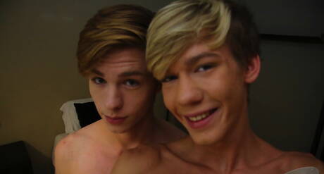 Nice american buddies beautiful boy Tyler Thayer and beautiful boy Nico Michaelson in hard anal sex