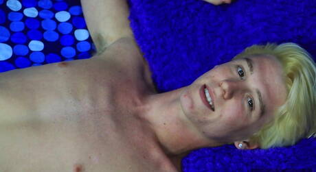 Young dude Brayden wanking