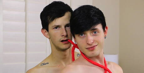 有名なアメリカ人、少年ジャスパー・ロビンソンと美しい少年カルメン・デラノがお互いをぶち壊した