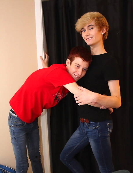 American young Dakota White and young Dennis Pierce have a hot couple scene