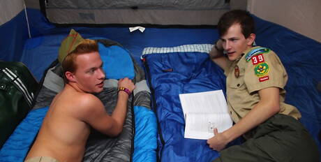 Hot americans, young Jasper Robinson and young boy Billy London have anal sex