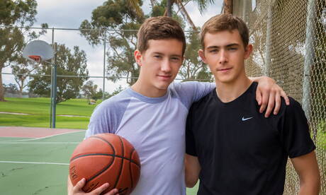 Pretty american boys hot twink Kody Knight and hunky guy Tyler Hill sucking and fucking each other outside