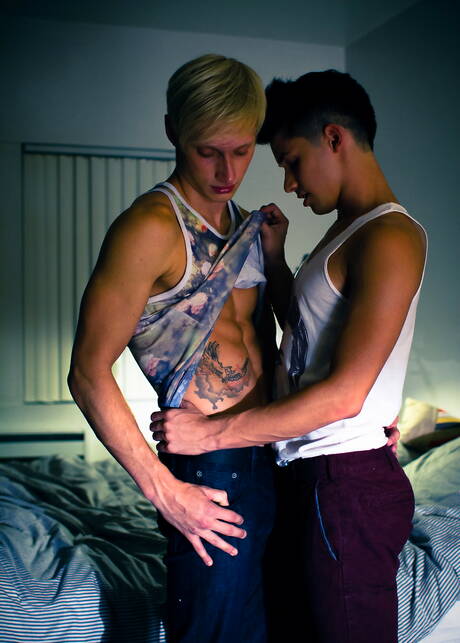 Helix Studios: Nice american boys well-built Max Carter and pretty boy Liam Riley have a hot couple sex