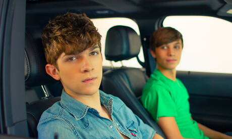 Helix Studios: American twink Jacob Dixon and twink Jack Rayder fuck ass after sucking dick