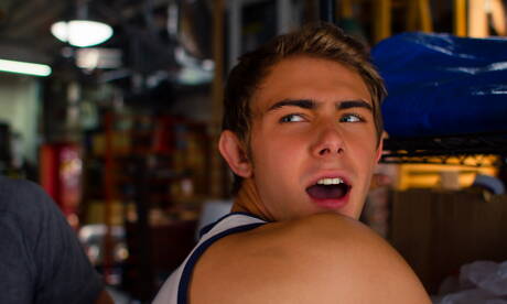 Helix Studios: Hot americans, muscular Max Carter and hot twink Kody Knight have a good oral sex