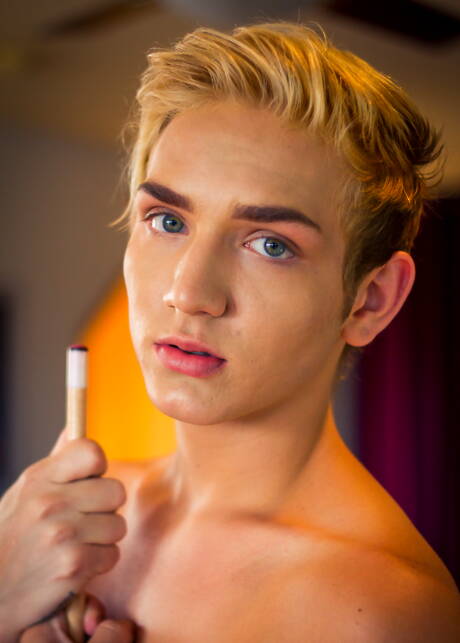 Two american guys young boy Dylan Hall and beautiful boy Jacob Dixon fuck ass after sucking