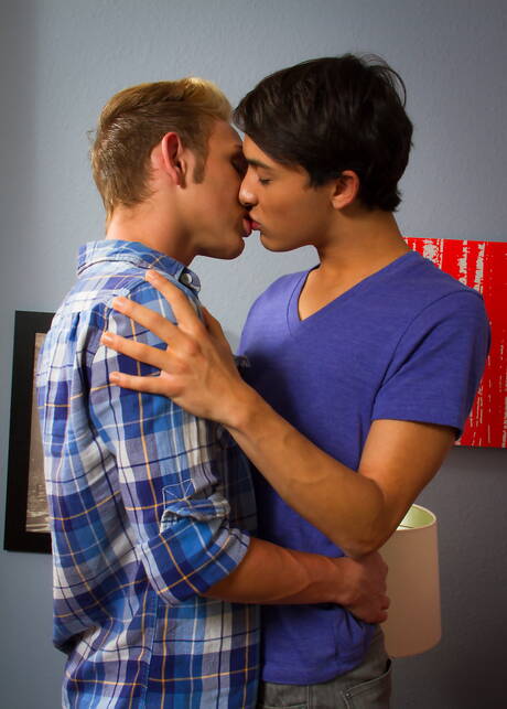 American stars young dude Dylan Hall and young boy Sage Porter sucking and screwing each other outdoor