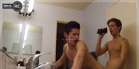 Helix Studios: Pretty american guys young Ryker Madison and pretty boy Liam Riley have a good sex