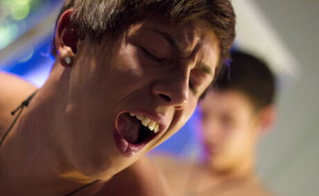 Nice american boys hot twink Luke Allen and young boy Evan Parker have a hot couple scene