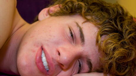 Young dude Connor Terrence and american tough guy Jeff Sterne in hard spanking