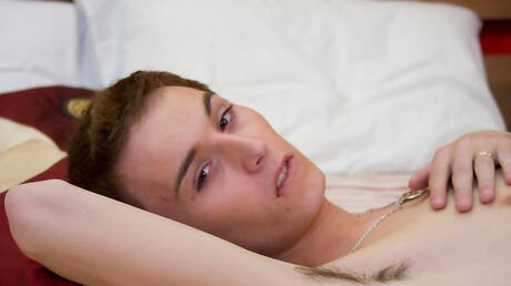 Helix Studios: American young dude Casper Benz and young Tony Ray fuck ass after sucking