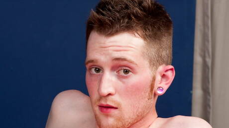 Pretty Brandon James playing with dick