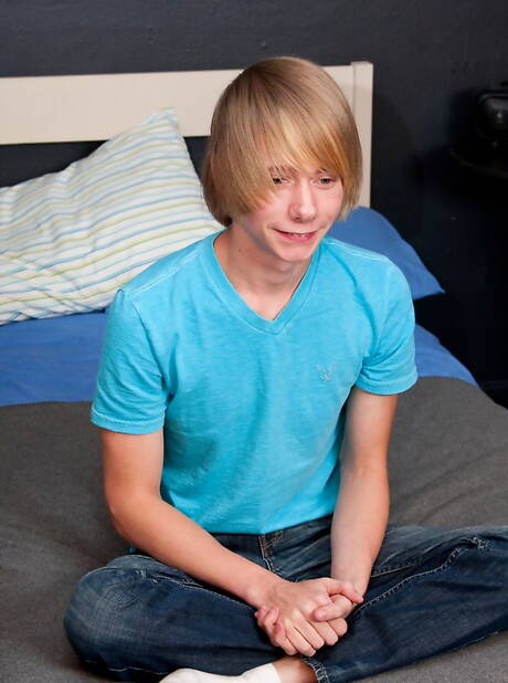 Knappe Amerikaanse jongens, de jonge Derrick Porter en de jonge Jacobey London houden van handjob