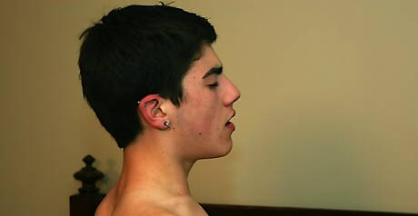 Amerikaanse hete twink Rad Matthews en hunk Chase Bently in hete homoseksuele actie