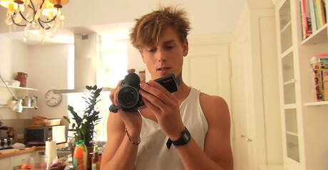 Belami Online: Hot gays have student party with rimjob and fucking anal