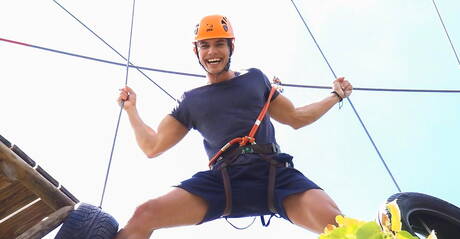 Young Helmut Huxley, Bastian Dufy and Kevin Warhol doing reality porn