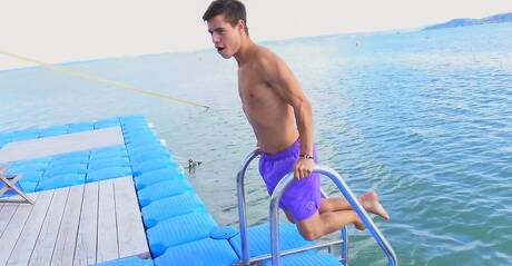 Young Helmut Huxley, Bastian Dufy and Kevin Warhol doing reality porn