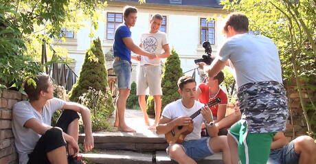 Belami Online: Two czech boys young boy Enrique Vera and young Jason Bacall sucking and fucking each other outside