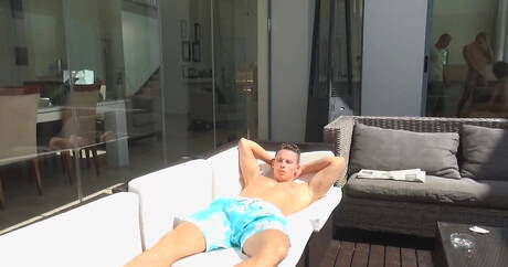 Czech stud Jon Kael and slovakian hunky guy Rhys Jagger make a love