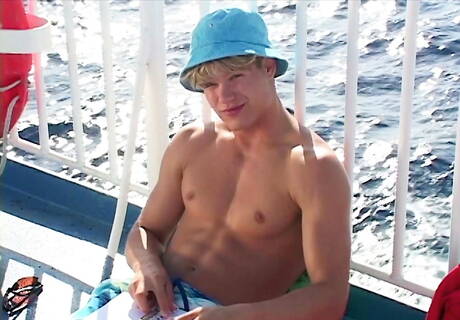 Belami Online: Well-built Tim Hamilton and stud Alan Connery have a hot couple sex outside