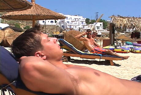 Hot czech guys hunky guy Tommy Hansen and muscular Brandon Manilow sucking and screwing each other at pool