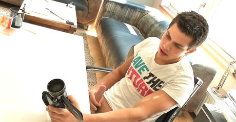 Belami Online: Czech stars beefy Adam Archuleta and young dude Tim Campbell have a good oral sex in shower