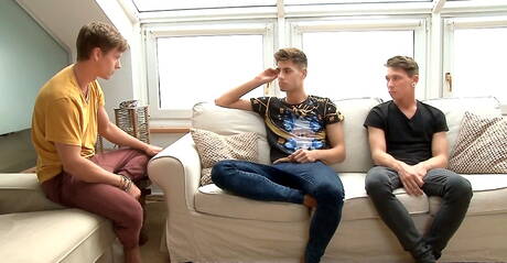 Two czech boys hot twink Rafael Moretti and strongman Garret Dornan have a good anal sex