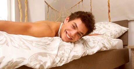 Belami Online: Hot czech guys stud Adam Archuleta and well-built Claude Sorel have a good anal sex